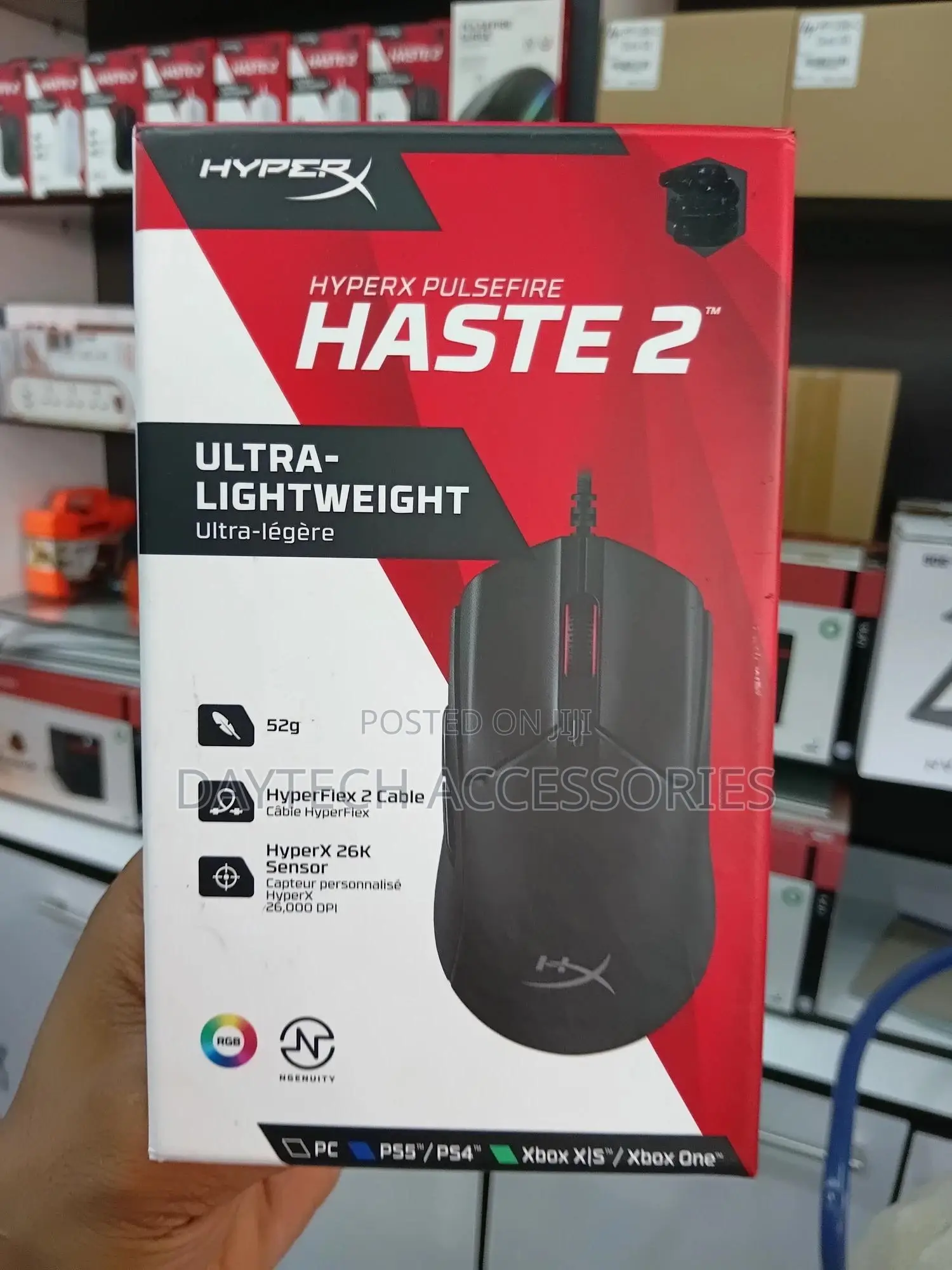 Hyperx - Pulsefire Haste 2 Lightweight Wired Optical Gaming Mouse