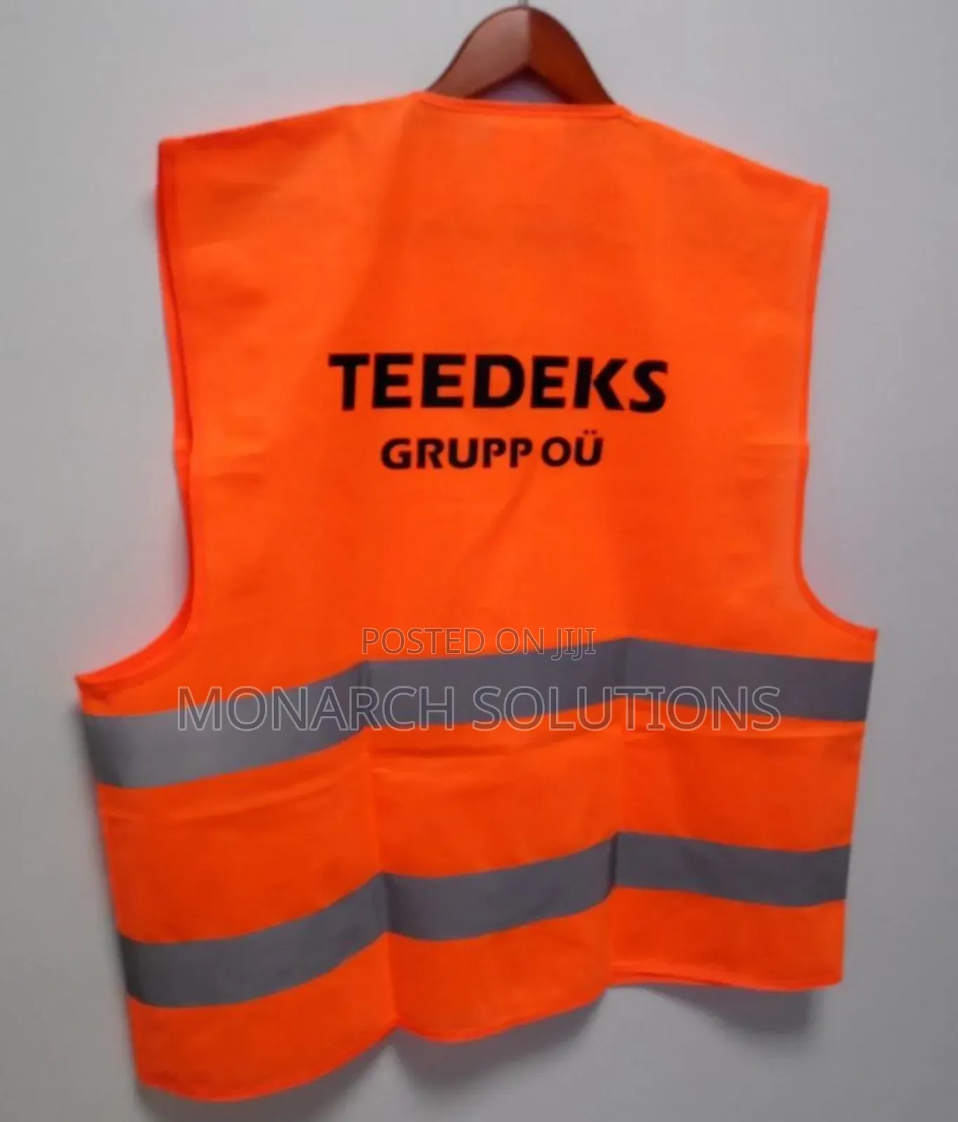 Reflector Vests Orange Tedeeks