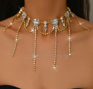 Rhinestone Choker Necklace