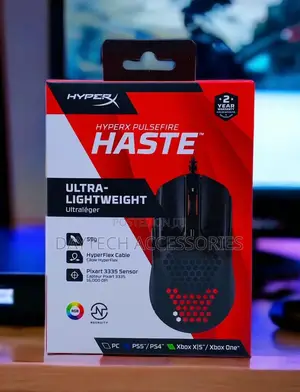 Hyperx Pulsefire Haste Wired Gaming Mouse Ultra-Light 16,000 Dpi