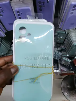 Ryphez Samsung Galaxy A06 Liquid Silicone Case With Cloth Lining-Mint