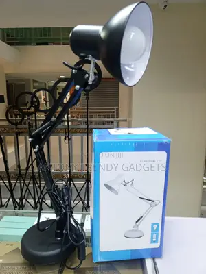 Black Adjustable Architect-style Desk Lamp, Swing Arm Task Lamp