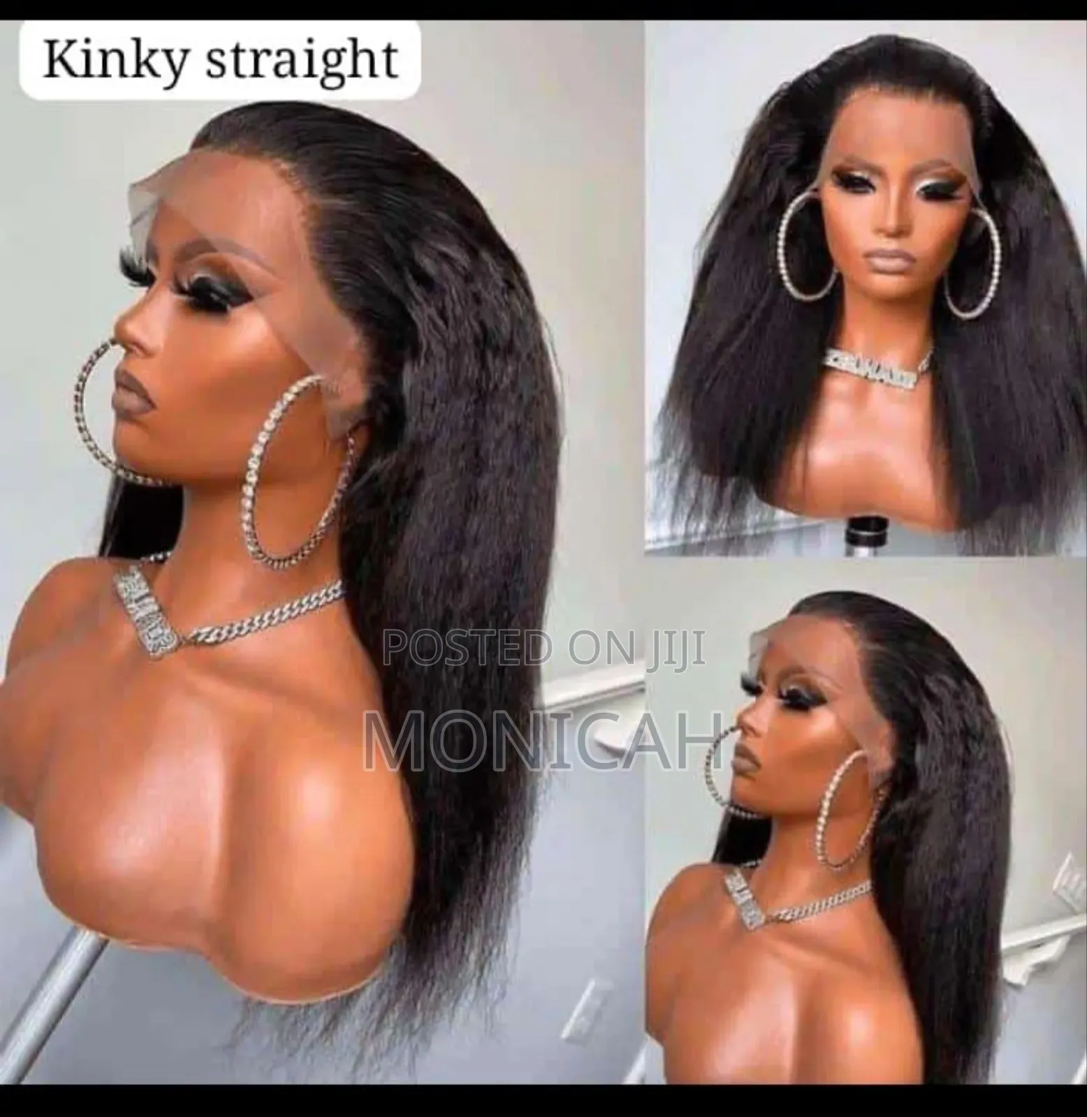 Kinky Natural Frontal Wig