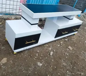 White/ Black Instabul 2 Tv Stand