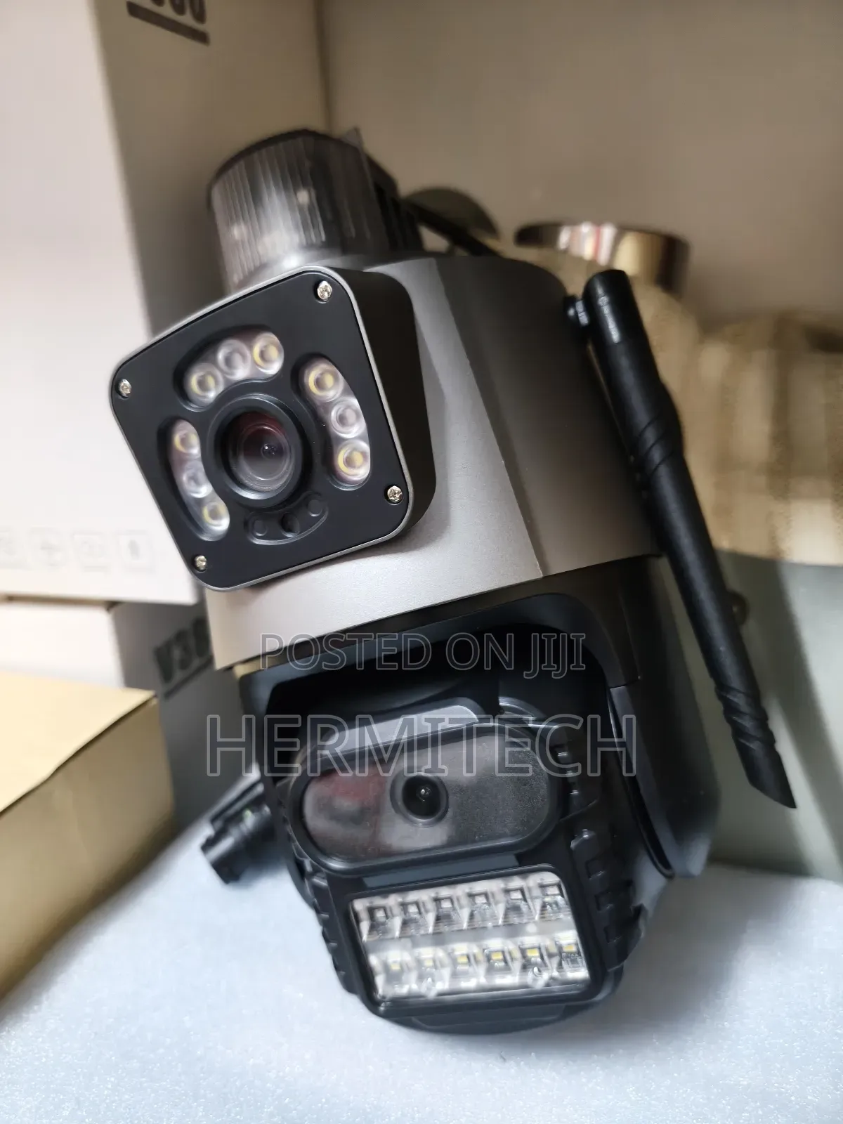 Full-Scene View Dual Lens 4g Electric Model CCTV Ethernet Cable
