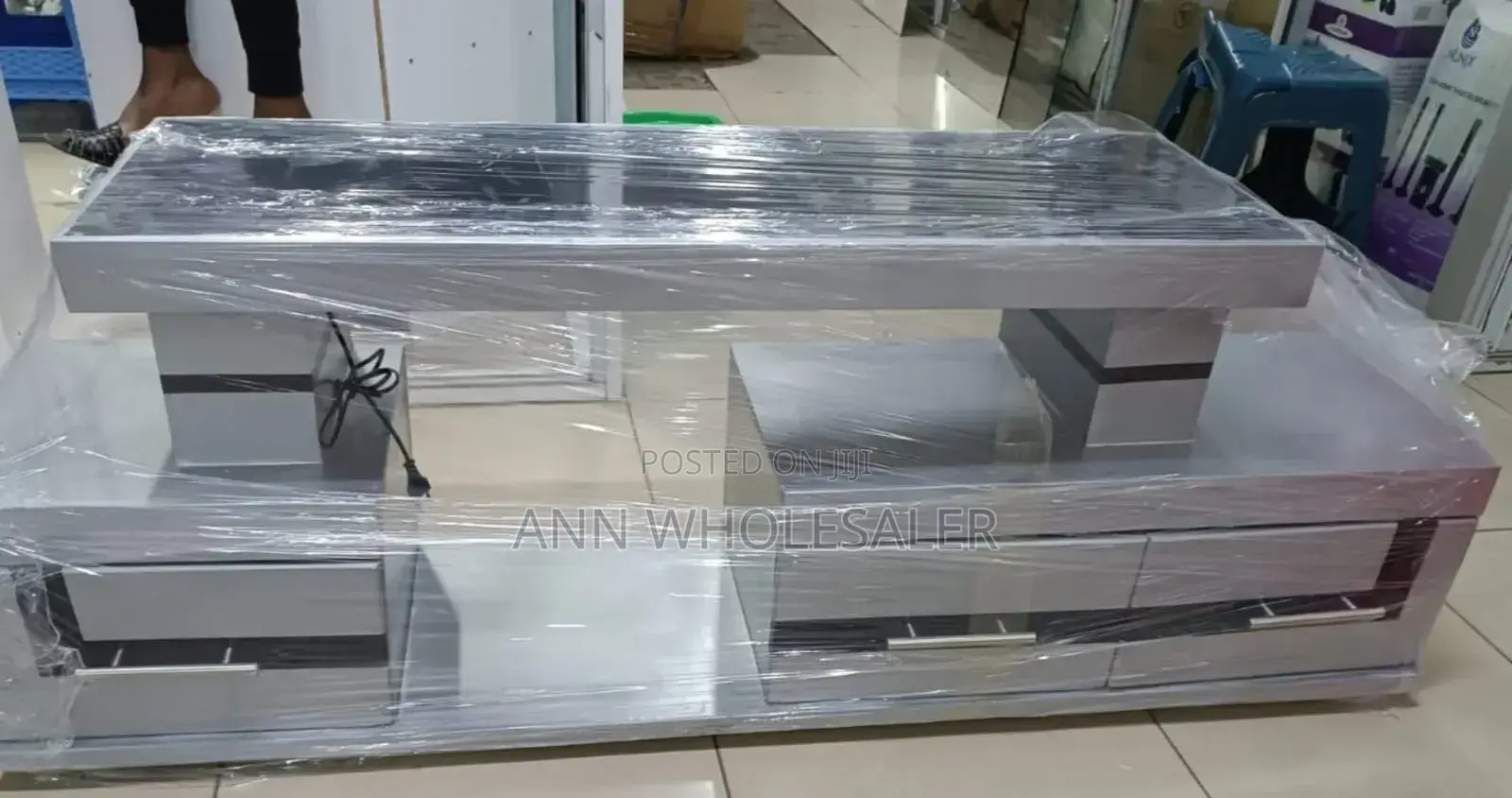 Executive Tv Stand With Marble Coating