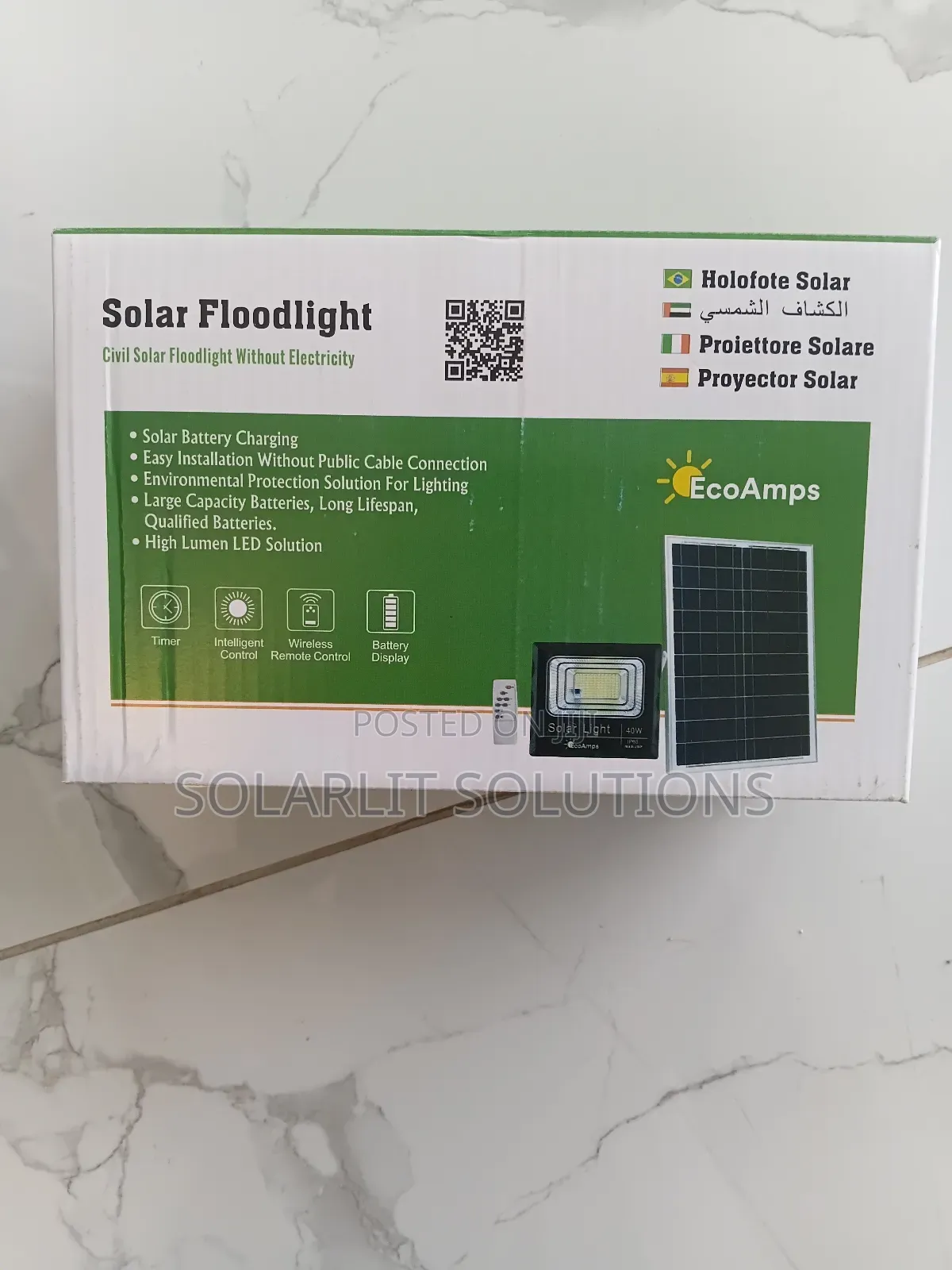 40w Solar Floodlight