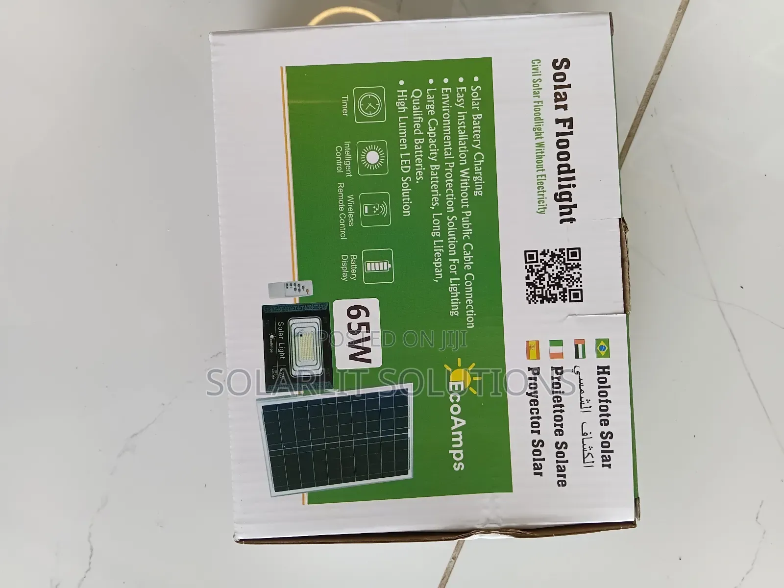 65w Solar Floodlight
