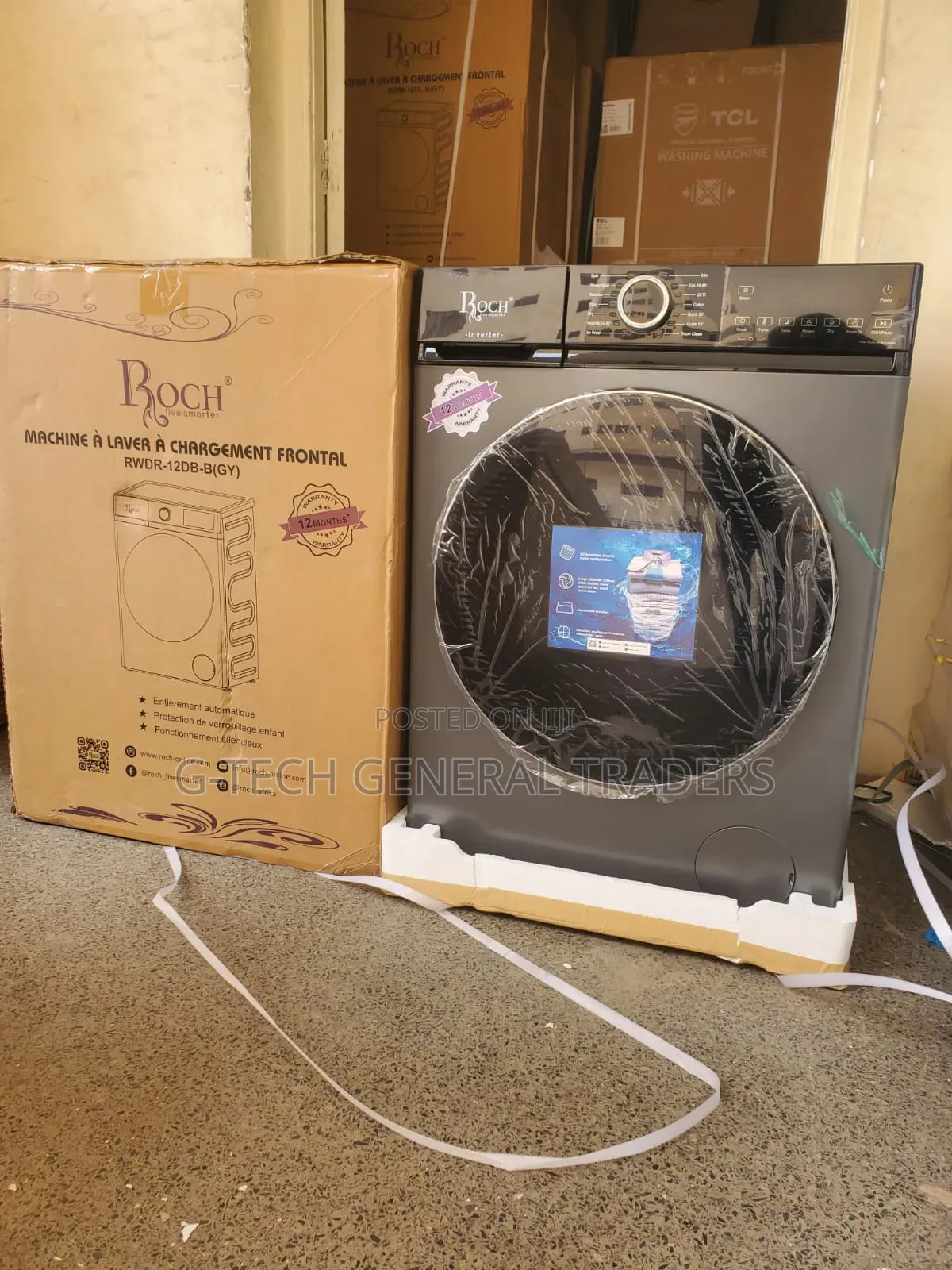 Roch 12kg Wash and Dry Front Loader Fully Automatic Washing Machine