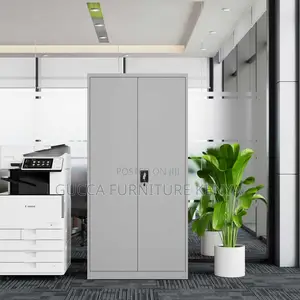 White Steel Door's Filling Office Cabinet