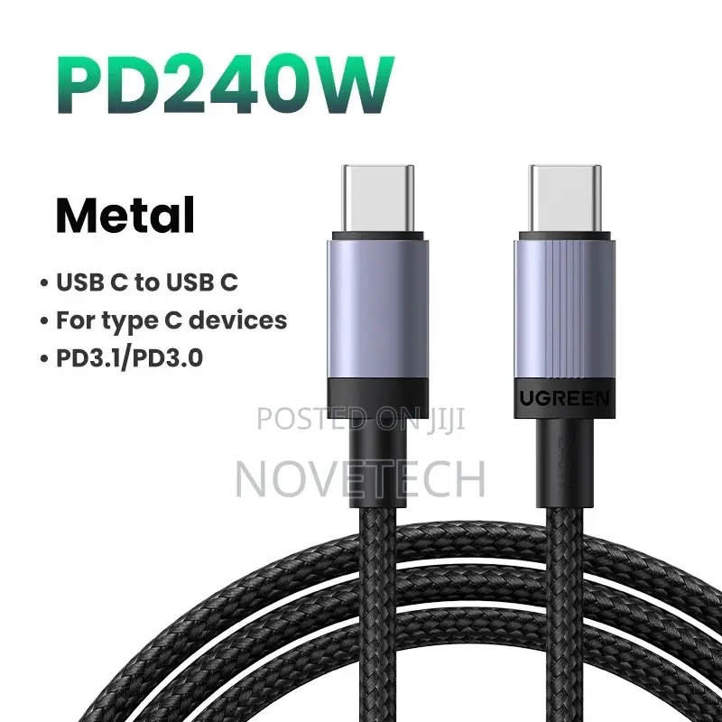 Usb C to Usb C Cable 240w Fast Charging for iPhone Samsung Laptop