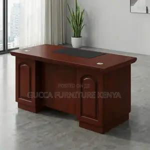 Mahogany 120cm Executive Desk With Drawers