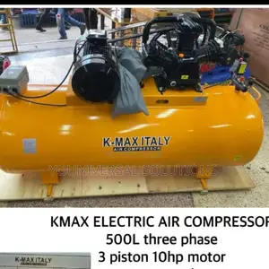 Kmax Electric Air Compressor 500 Litres 3 Phase 3 Piston 10hp Motor