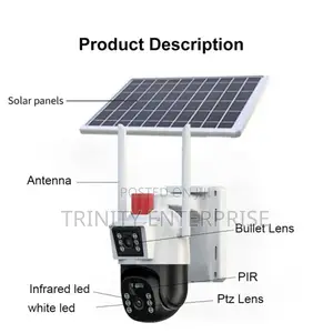 Solar Powered CCTV Security Camera