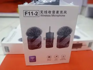 F11-2 Wireless Lavalier Mic 2 Tx 3-in-1 Receiver 50m