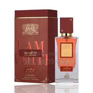 Lattafa Ana Abiyedh Scarlet, a Unisex Floral Fruity Gourmand Fragrance