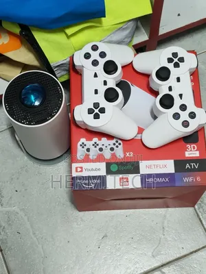 Gaming Projector Adjustable Distance Wifi Bluetooth Smart