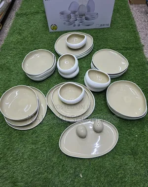 Dinner Set 27 Pieces Porcelain Glazed