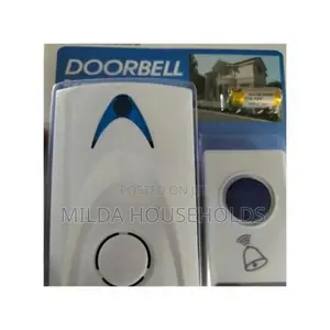 Battery Powered Wireless Chime Door Bell.
