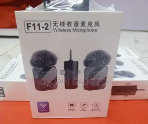 F11-2 Plug And Play Dual Lavalier Mic For Streaming