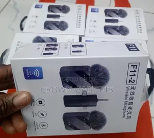 F11-2 Wireless Microphone 2-in-1 System For Vlogging