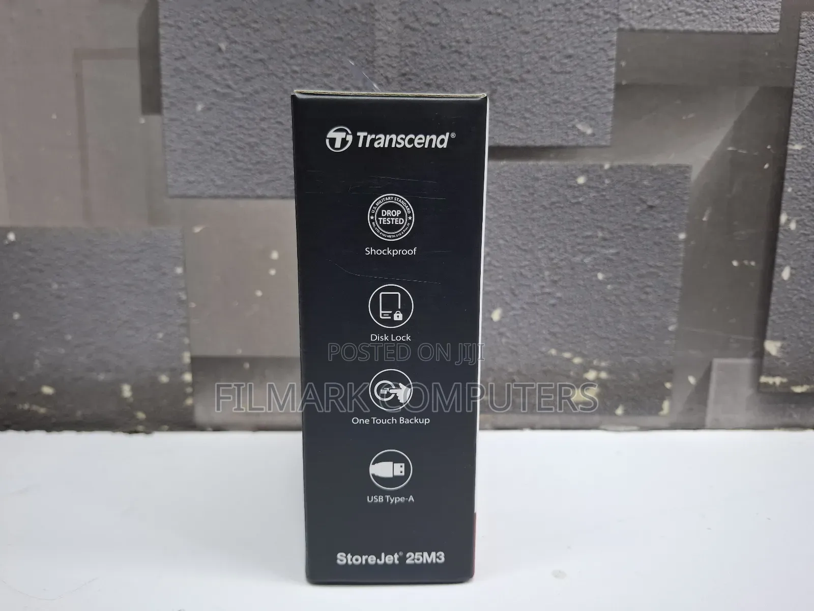 Transcend USB 3.1 Gen 1 Portable Hard Drive Storejet 25m3 4tb