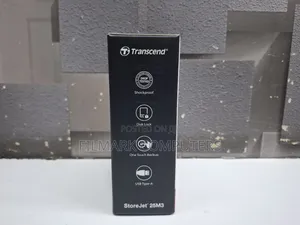 Transcend USB 3.1 Gen 1 Portable Hard Drive Storejet 25m3 4tb