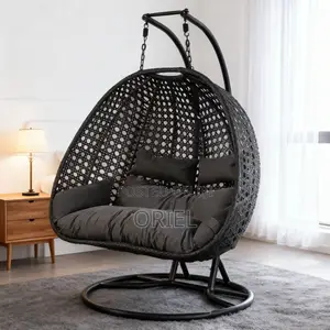 Office Chair : 2-Person Outdoor Hanging Wicker Swing Chair