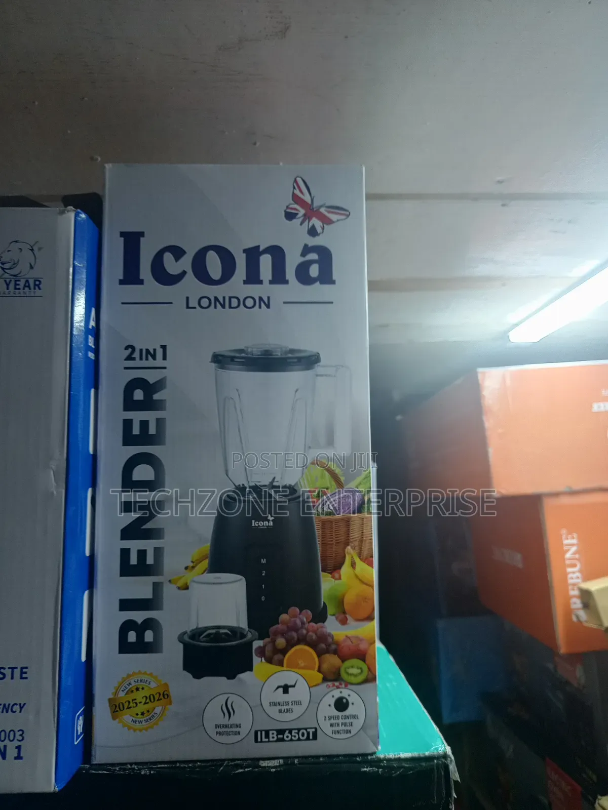 Icona 2 in 1 Blender With Grinder 
