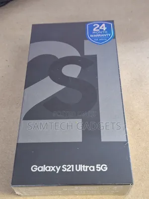 New Samsung Galaxy S21 Ultra 5G 256 GB Black