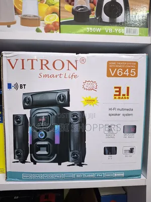 Vitron Woofer V645 With 3 Speakers