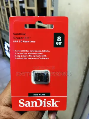 Sandisk 8gb Usb Cruzer Fit Flash Drive