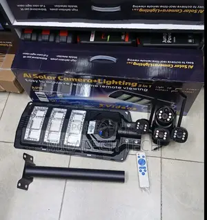 V380 Pro Solar Street Flood Light 4g Camera 450w