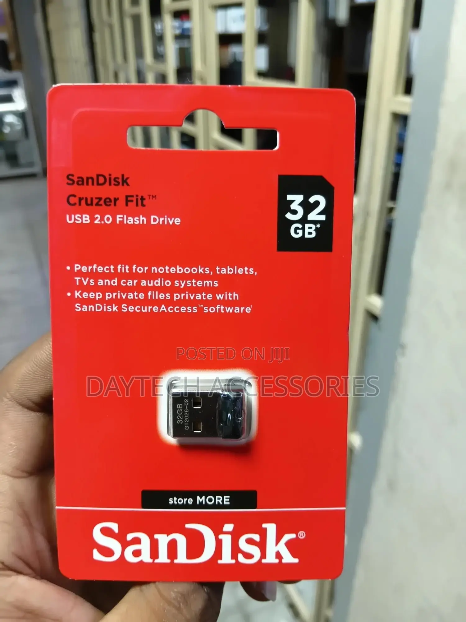 Sandisk 32gb Cruzer Fit Usb 2.0 Flash Drive