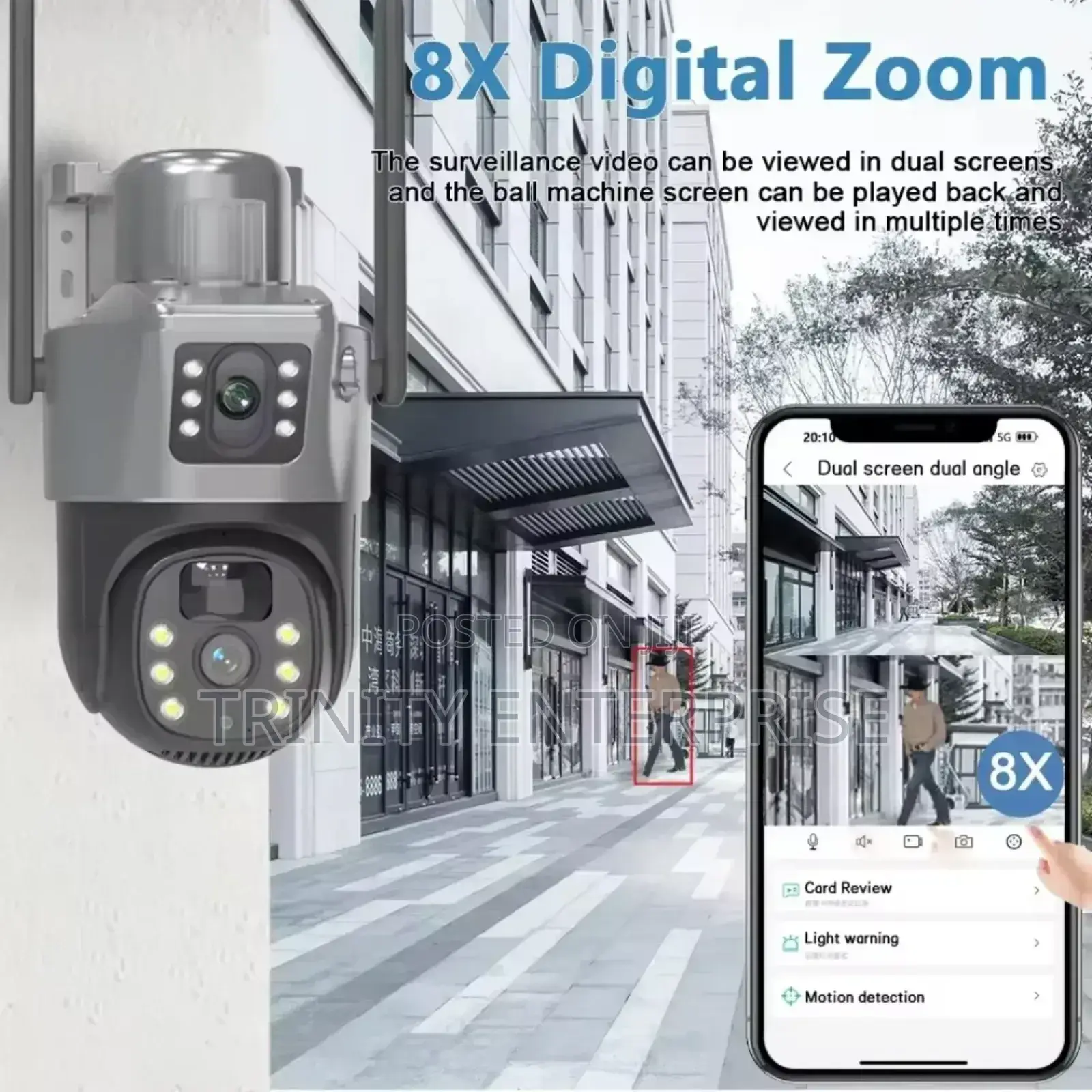 Solar Camera Wireless Wifi Ip Cameras Pir Auto Tracking