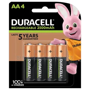 Duracell Aa Rechargeable Battery 2500mah 4 Pack