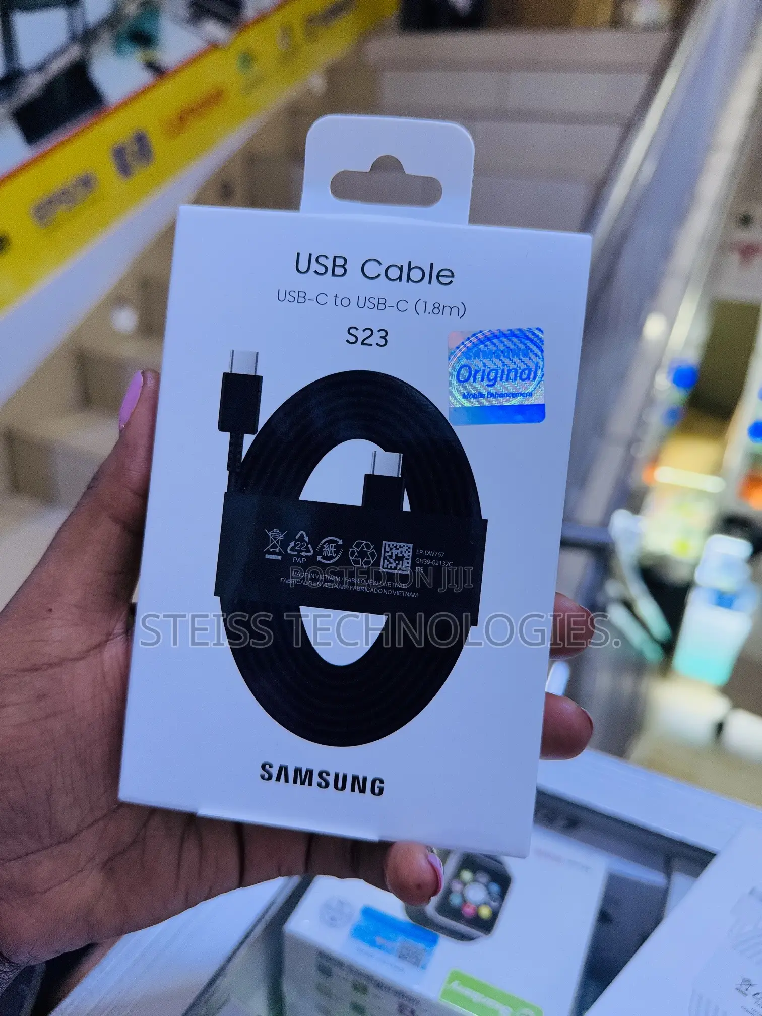 Type C to C 1.8m Usb Cable