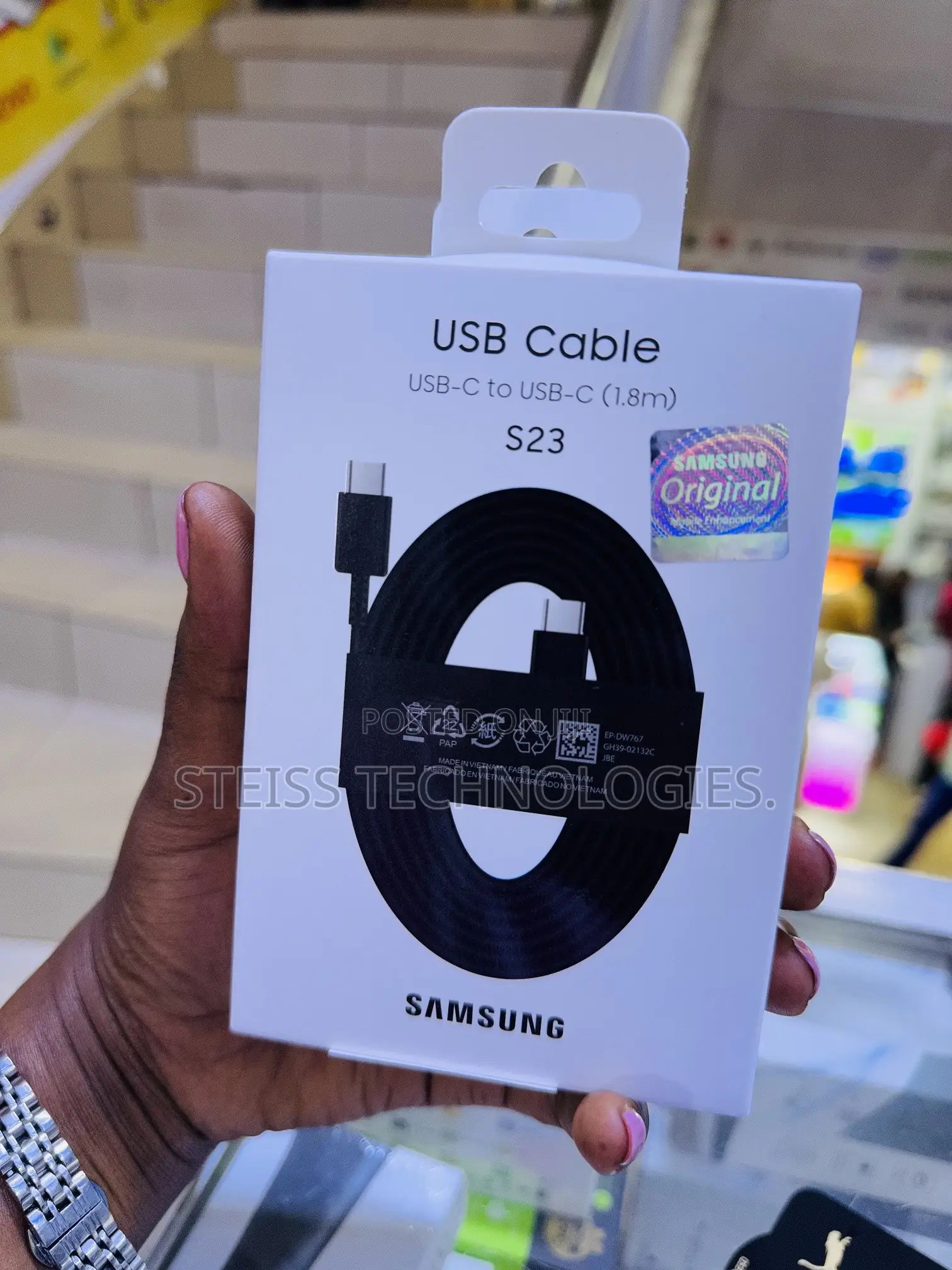 Type C to C 1.8m Usb Cable