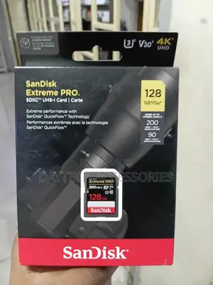 Sandisk Extreme Pro (200mb/S) Uhs-I SDXC Memory Card - 128gb