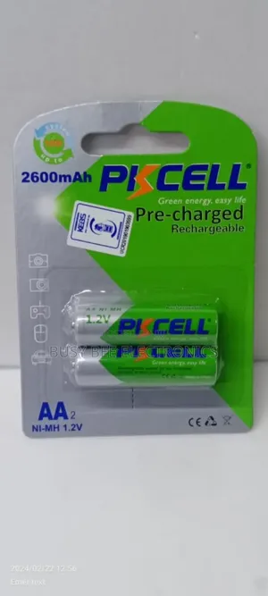 Aa 2 Pack Nimh Rechargable 2600mah