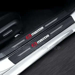 4pcs Mazda Universal Carbon Threshold Protective