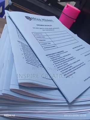 Quality Exams Printing Nicely Printed and Stapled Exams
