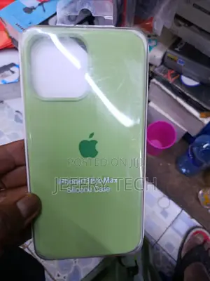 Andate iPhone 13 Pro Max Matcha Green Liquid Silicone Case With Lining