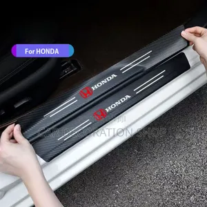 4pcs Honda Branded Door Step Protector Sport Stickers