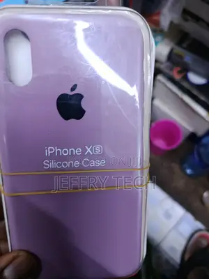 Lioci iPhone X Liquid Silicone Case With Cloth Lining -Purple