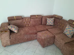 Brown 6 Seater Sofa Chairs