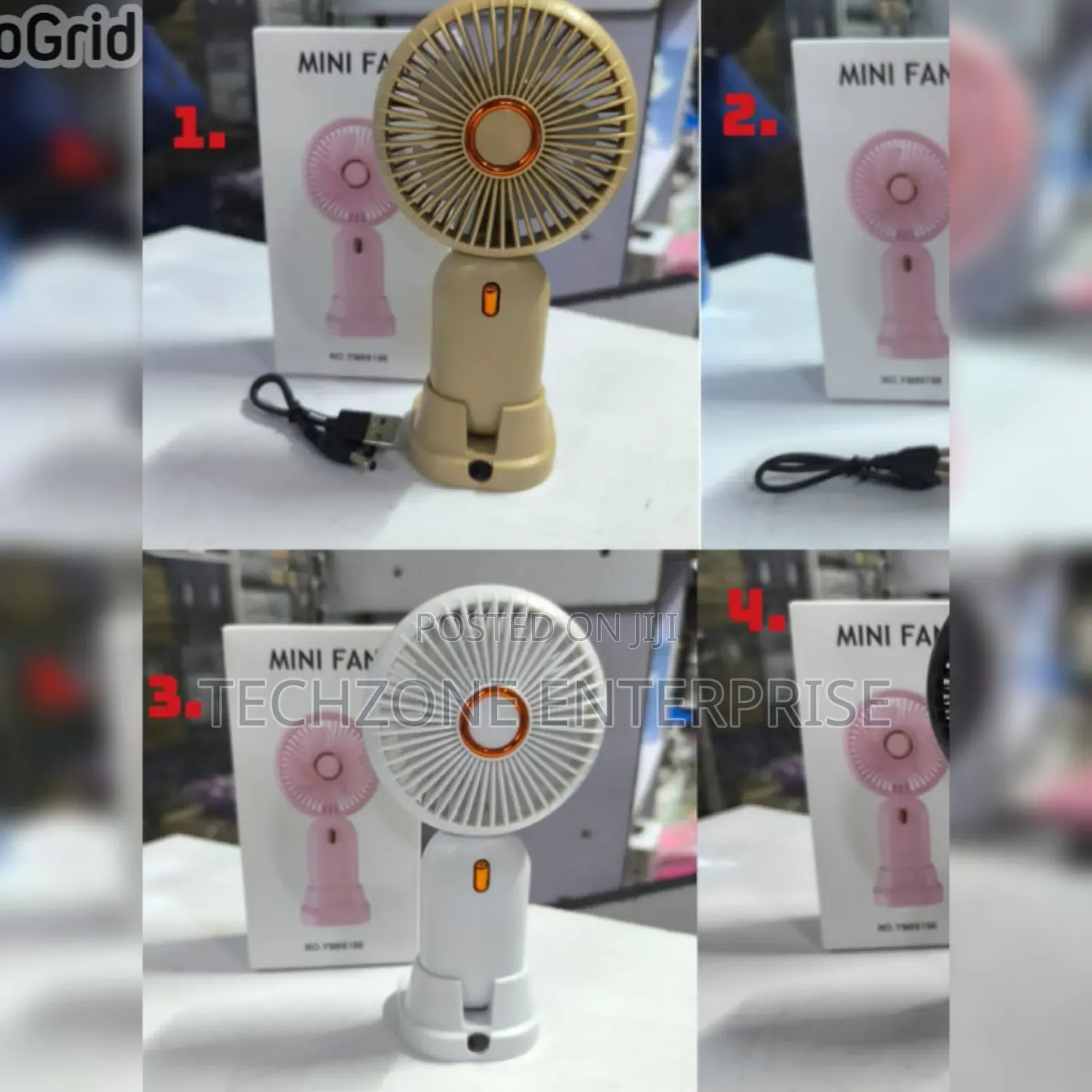 *Mini Handheld Portable, Handheld, and Rechargeable Mini Fan *