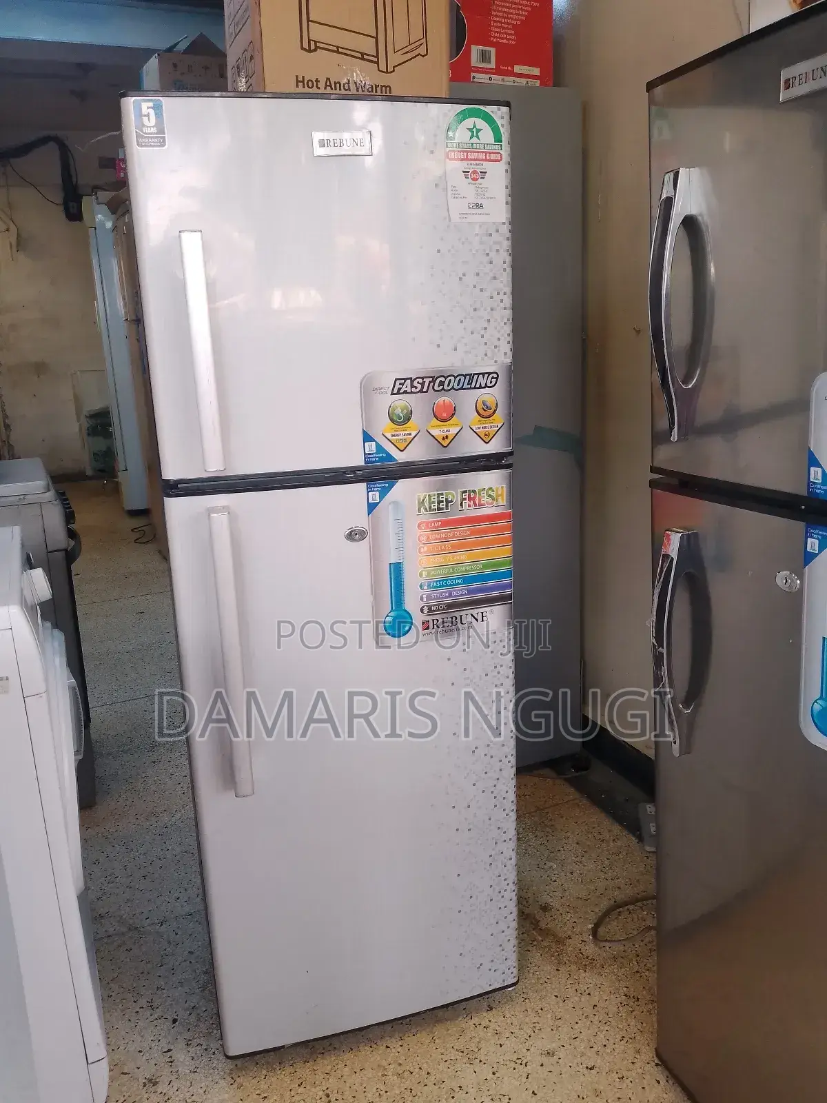 213litres Double Door Fridge