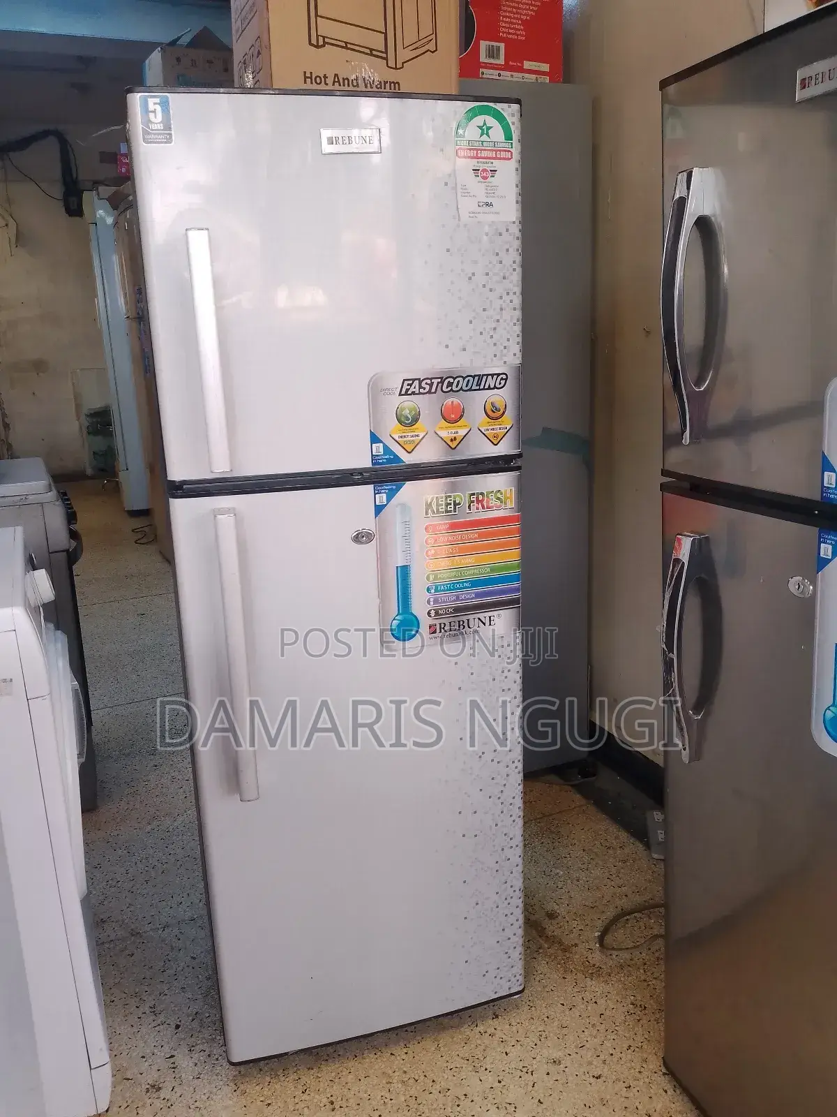 213litres Double Door Fridge
