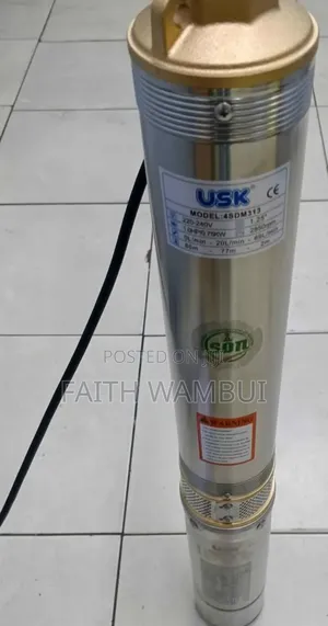 Usk 1hp Submassible Water Pump/Submersible Pump With Control Box